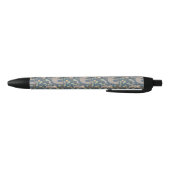 Cute Floral Sloth Pattern Zwarte Inkt Pen (Bodem)