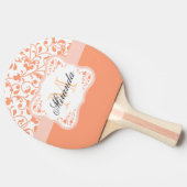 Cute Floral Tafeltennisbatje (Zijkant)