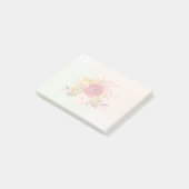Cute Floral Waterverf Bouquet Post-it® Notes (Schuin)