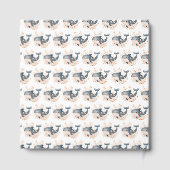 Cute Floral Whale Baby Shower Gastenboek (Achterkant)
