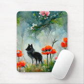 Cute floral Wilde Animal Muismat (Met muis)