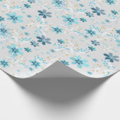 Cute florale patroon, bloemen, bloempatroon cadeaupapier (Hoek)