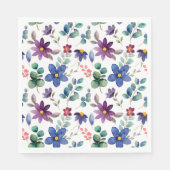 Cute florale patroon servet (Voorkant)