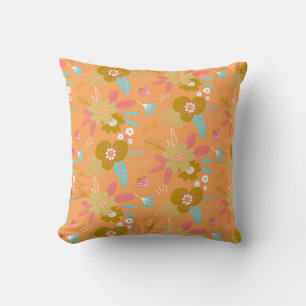 Cute florale tangerine kussen