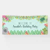 Cute Florida Animals Wild One Kids Birthday