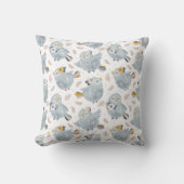 Cute Flower Birds Worpillow Kussen (Voorkant)