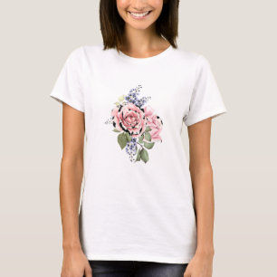 Cute Flower Bouquet Roos Art T-shirt