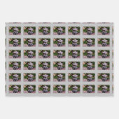 Cute Flower Garden Frog Natuur Pattern Inpakpapier Vel (Voorkant 2)