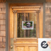 Cute Flower Garden Frog Welkom Raamsticker (Huis Deur)