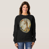 Cute Flower Giraffe on summer Floral Giraffe 3 Trui (Voorkant volledig)