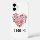 cute flower heart phone case (Achterkant)