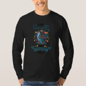 Cute Flower Hummingbird Ik hou echt van humor T-shirt (Voorkant)