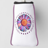 Cute Flower Paars Pink Blue Daisy Womens Bisexual Golfheadcover (Draai 90)