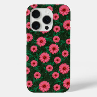 Cute flower patroon iPhone 15 pro case