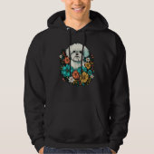 Cute Flower summer Floral Maltese dog Hoodie (Voorkant)
