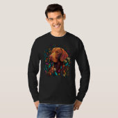 Cute Flower summer Floral Vizsla_1 T-shirt (Voorkant volledig)
