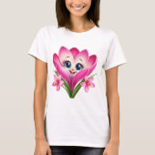 Cute Flower Women’s Basic T-Shirt (Voorkant)