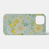Cute Flowers and Lemons Hoesje-Mate iPhone Case (Achterkant (horizontaal))