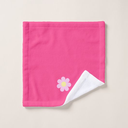 Cute Flowers Bad Handdoek (Wasdoekje)