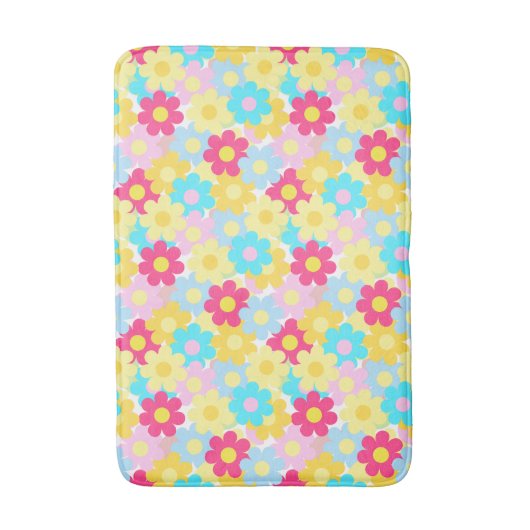 Cute Flowers Badmat (Voorkant Verticaal)
