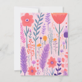 Cute Flowers Briefkaart