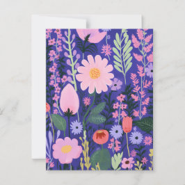 Cute Flowers Briefkaart