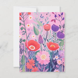 Cute Flowers Briefkaart