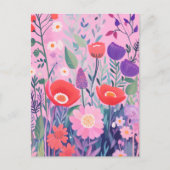 Cute Flowers Briefkaart (Voorkant)