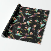 Cute Flowers Cadeaupapier (Uitgerold)