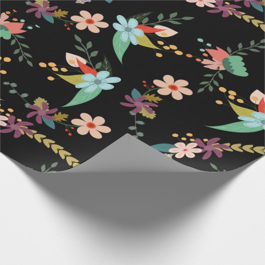 Cute Flowers Cadeaupapier (Hoek)