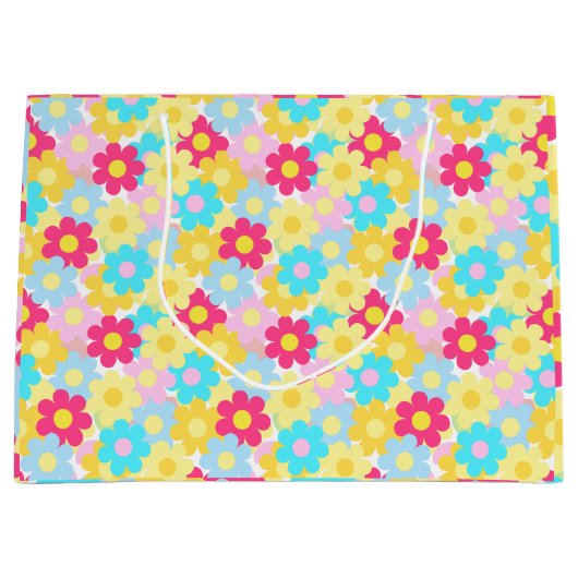 Cute Flowers Groot Cadeauzakje (Voorkant)