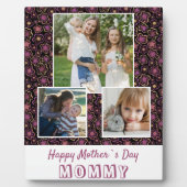 Cute Flowers Happy Moeder Dag 3 Foto Fotoplaat (Voorkant)