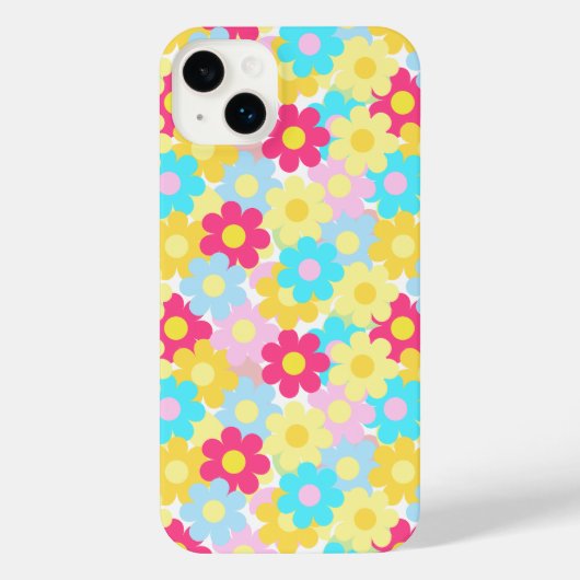 Cute Flowers iPhone Hoesje (Achterkant)