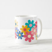 Cute Flowers Koffiemok (Voorkant rechts)