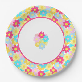 Cute Flowers Papieren Bordje