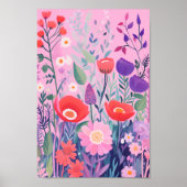 Cute Flowers Poster (Voorkant)