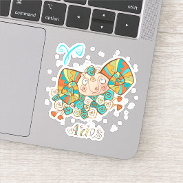 Cute Fluffy Aries Sticker