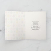 Cute Fluffy Bunny with Egg Basket Easter Card Feestdagen Kaart (Binnen)