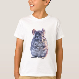 Cute Fluffy Chinchilla Illustratie Kinderen T-shirt