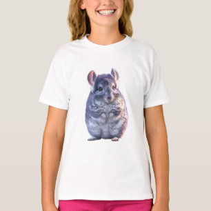 Cute Fluffy Chinchilla Illustratie Kinderen T-shirt