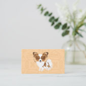 Cute Fluffy Dog | Dierverzorging Visitekaartje (Staand voorkant)