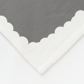 Cute Fluffy Grey & White Llamas Fleece Deken (Hoek)