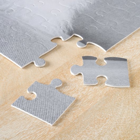 Cute Fluffy Japanse Spitz Puppy Legpuzzel (Zijkant)