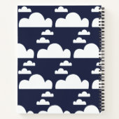 Cute Fluffy Sheep & Clouds Dream Journal Notitieboek (Achterkant)