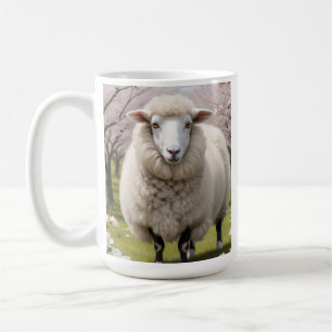 Cute Fluffy Sheep Koffiemok