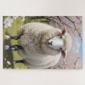 Cute Fluffy Sheep Legpuzzel (Horizontaal)