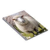 Cute Fluffy Sheep Notitieboek (Rechterzijde)