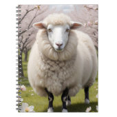 Cute Fluffy Sheep Notitieboek (Voorkant)