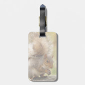 Cute Fluffy Squirrel Bagagelabel (Achterkant verticaal)