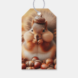 Cute Fluffy Squirrel Cadeaulabel